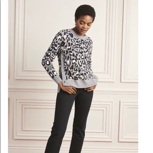 Stella & Dot Leopard sweater Sz L